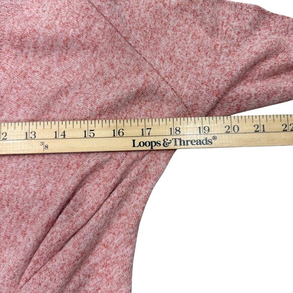 Free People Pink Knit Tie Front Sweater Dress - Size S Minimalist Indie Fall - Picture 10 of 12